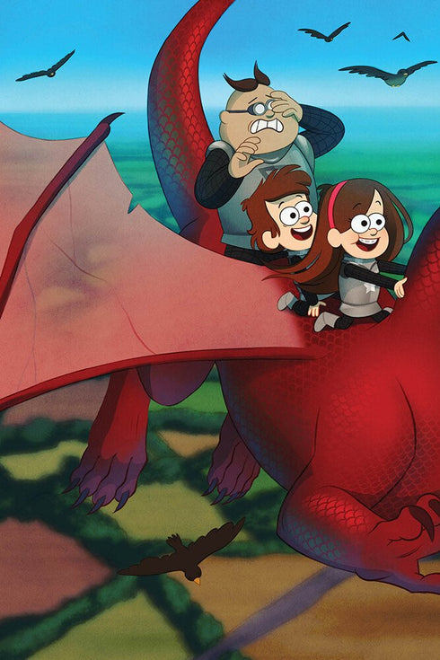 Gravity Falls. Dipper and Mabel. And the cursed treasures of the time pirates