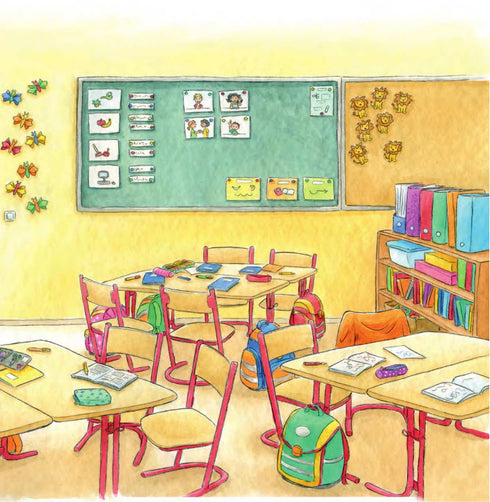 Connie vai para a escola