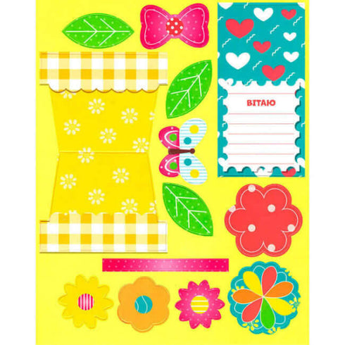 Flower postcard with your own hands. Buttercups