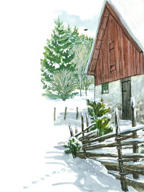 A Mamã Muu anda de trenó.