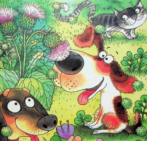 A strongman sat on a stump...