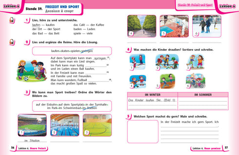 Língua Alemã. 4º ano. Caderno de exercícios