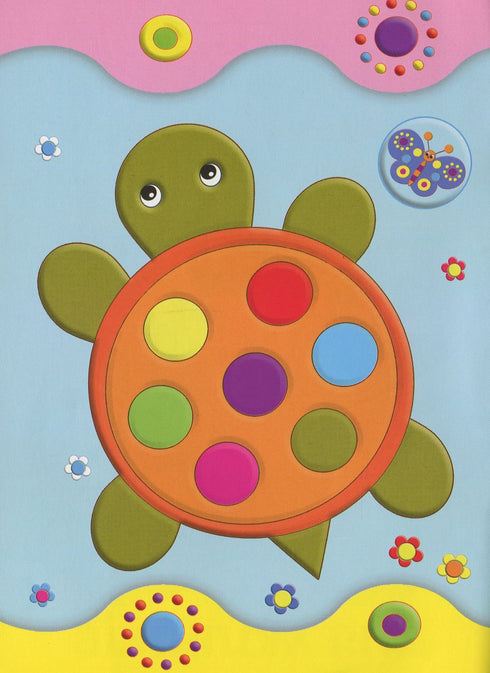 Розвивальні наліпки для малюків. Павич