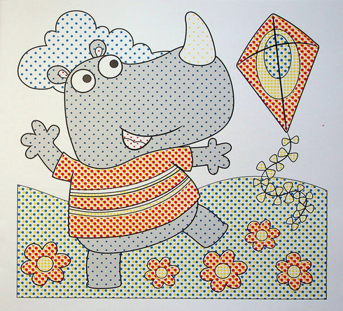 Pinturas de água. Animais