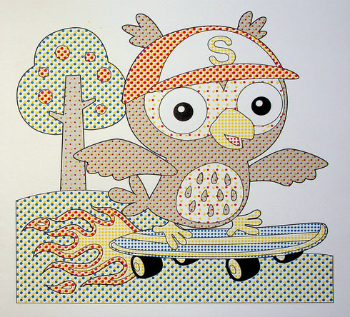 Pinturas de água. Animais