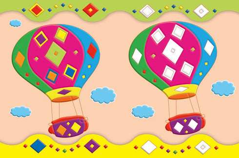 Adesivos de desenvolvimento para bebês. Motor