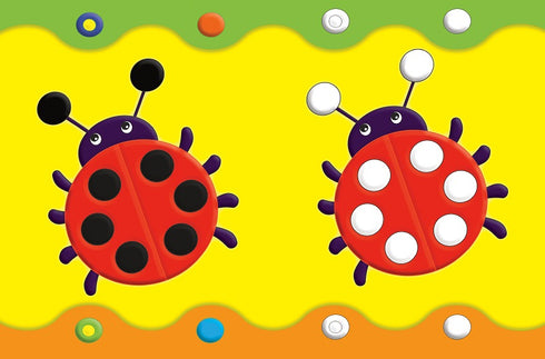 Adesivos de desenvolvimento para bebês. Borboleta