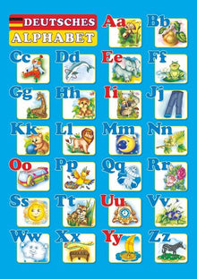 Poster. Alfabeto alemão